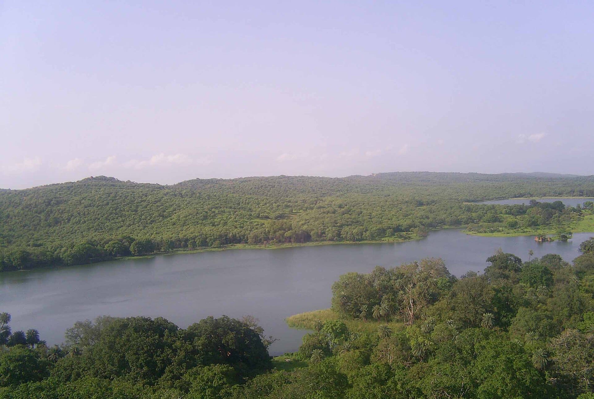 Ranthambore Tiger Reserve and the surrounding countryside